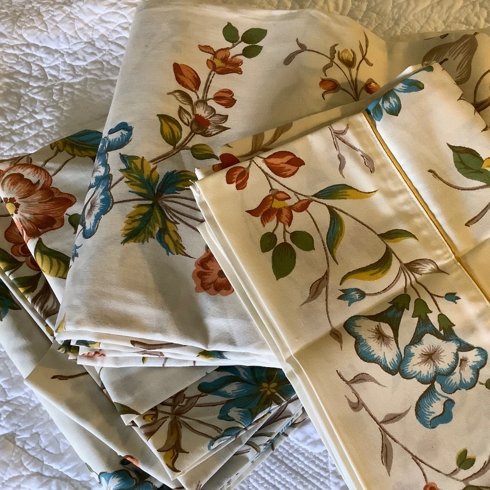 Texmade Floral Sheet Set NWOT